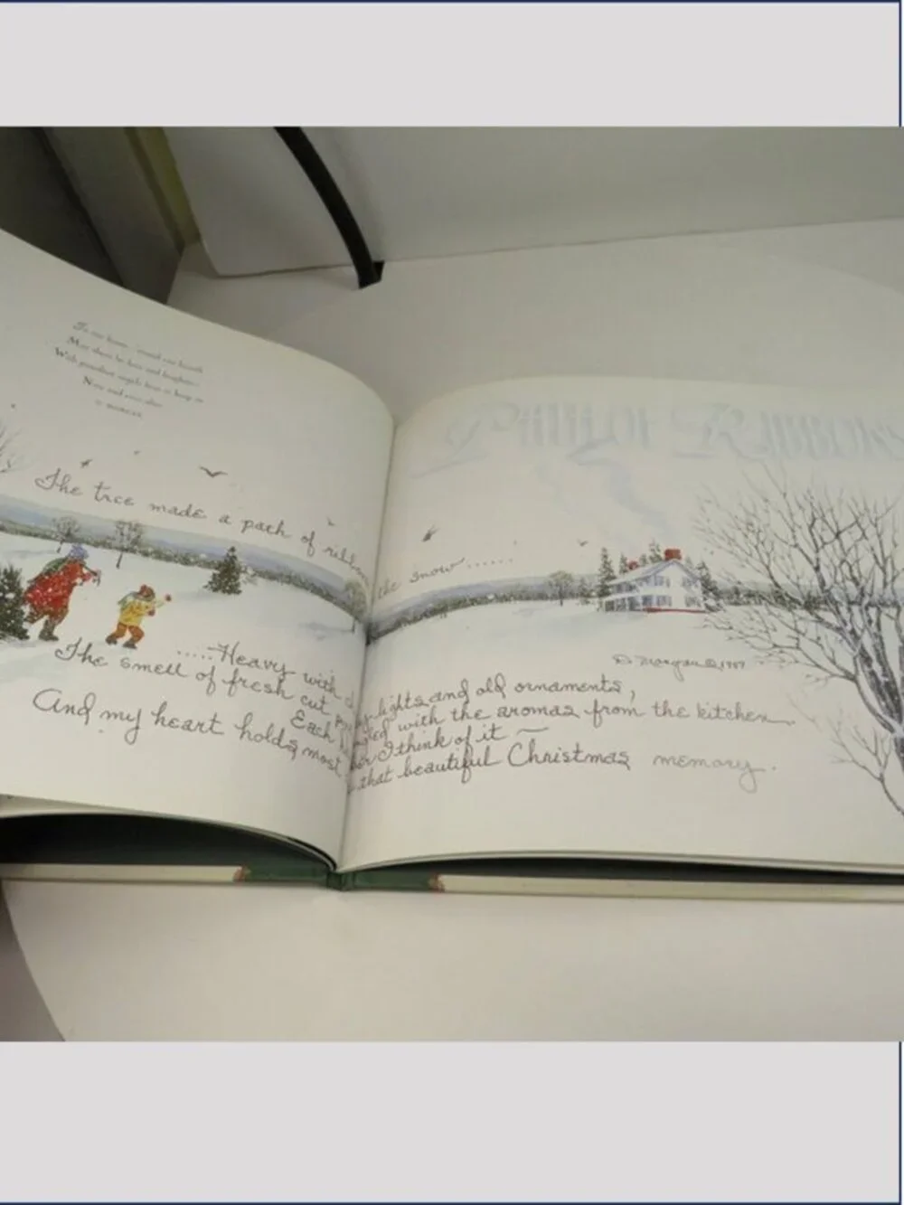 D. Morgan A Christmas to Remember hardback book